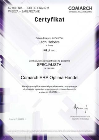 Comarch Optima ERP Radom - lech_habera_-_comarch_erp_optima_handel_specjalista